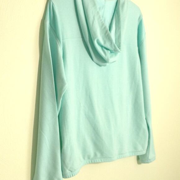Avia 1/2 Zip Hoodie Jacket Women's Sz XXL Blue Long Sleeve  Sweatshirt Pullover - Picture 10 of 12